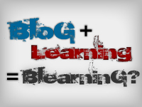 Blog plus learning equals blearning?