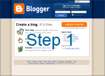 Blogger Setup Step 1