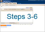 Blogger Posting Steps 3-6
