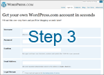 WordPress Setup Step 3