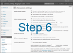 Sharing Your WordPress Blog Step 6