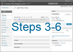WordPress Posting Steps 3-6