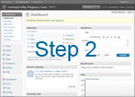 WordPress Posting Step 2